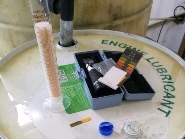 英吉切削液配比現場